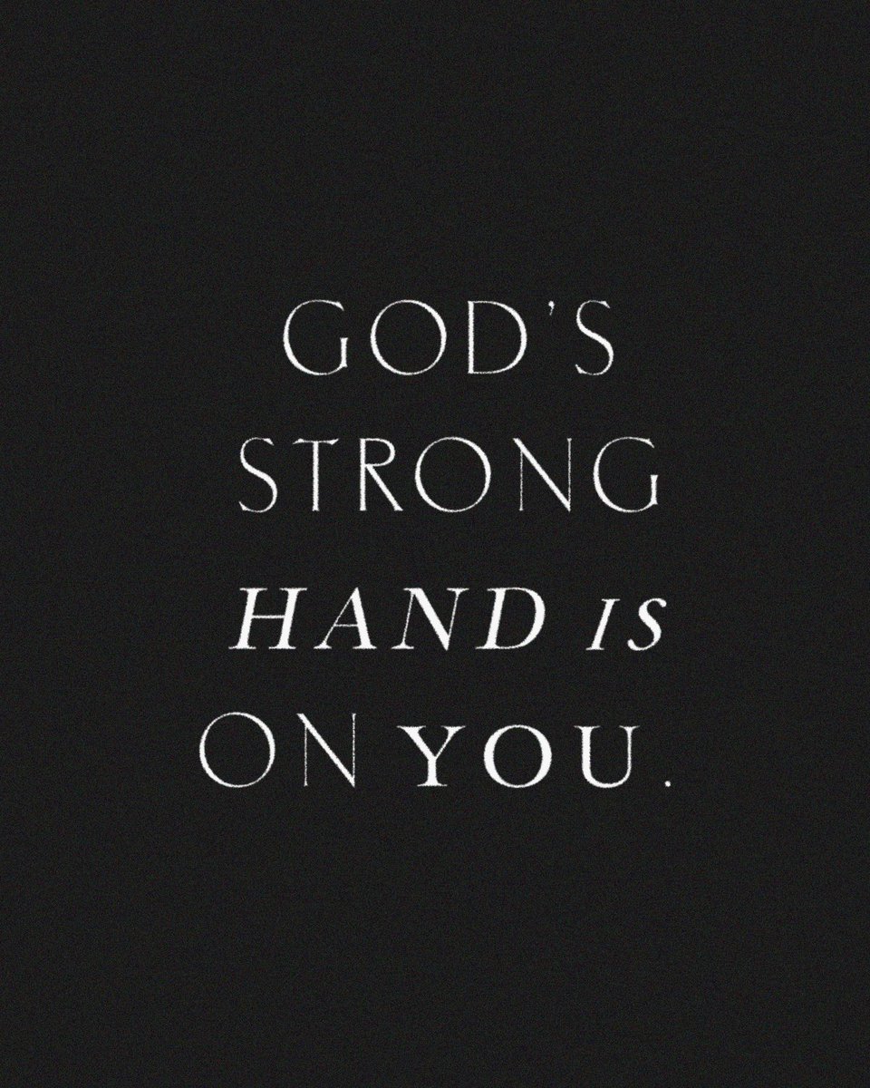 Jentezen's tweet image. God sees you, God loves you, and His strong hand is on you.