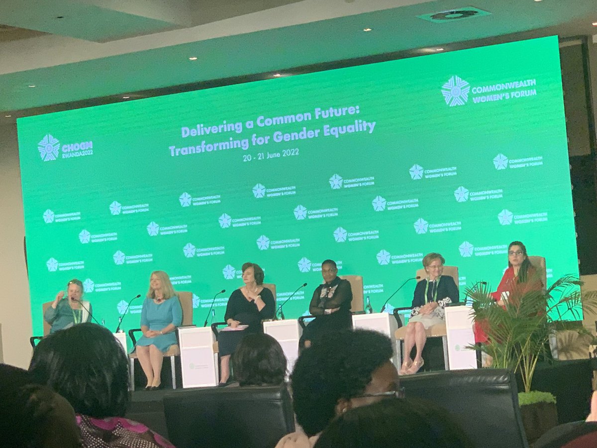 Inspired by the incredible women leaders at #CHOGM2022 #Womensforum 
“Education gives me the wings to fly, the strength to fight and the voice to speak.”