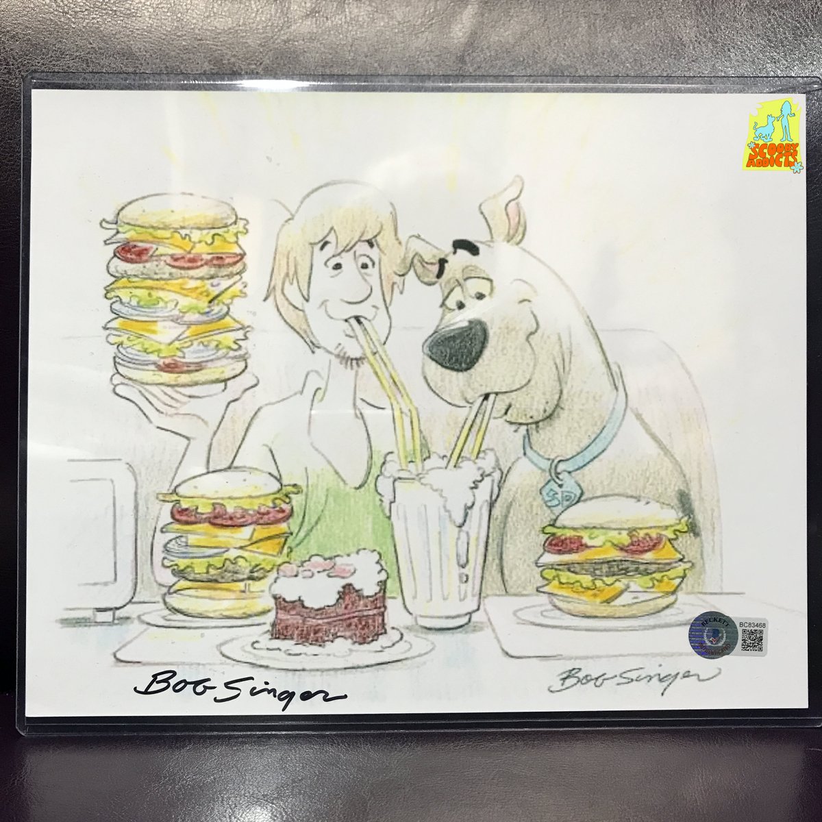 ScoobyAddict's tweet photo. A drawing by the amazing Bob Singer! It captures the friendship of Scooby and Shaggy and their love of food! It’s perfect! My husband gave me this for Mother’s Day.
#ScoobyDoo #Scooby #BobSinger https://t.co/ltL2zssZB3
