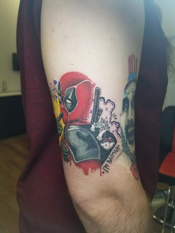 InkTacticianLLC's tweet photo. #InkTactician #Tattoos #LondonOhio #Deadpool https://t.co/B6OJ9suijn