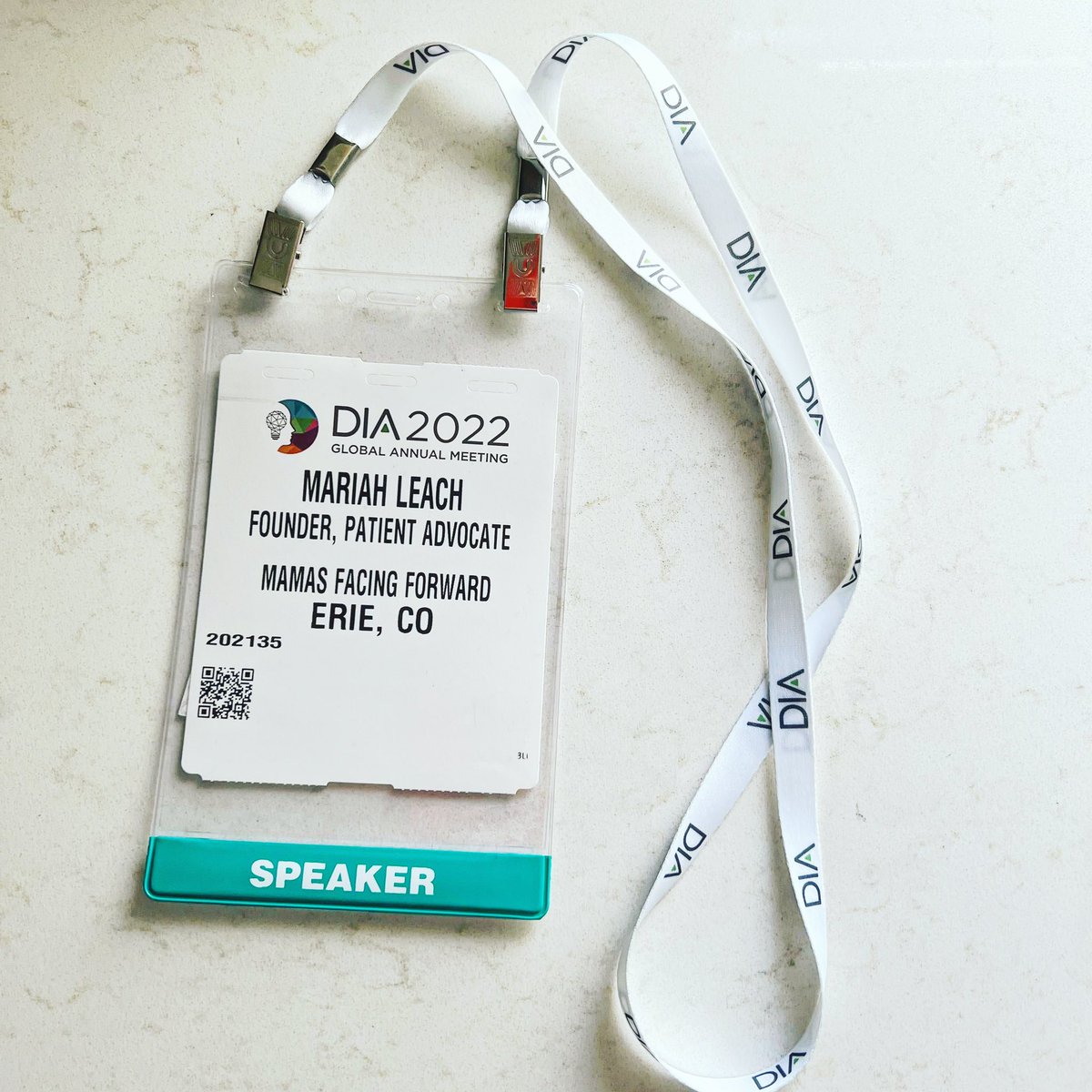 MariahForward's tweet photo. I used to travel almost every other month as part of my patient advocacy work - but my last in-person meeting was more than 2.5 years ago!! It was nice to get back to sharing the patient perspective in person today at #DIA2022 in Chicago! https://t.co/N7AIVOORUW