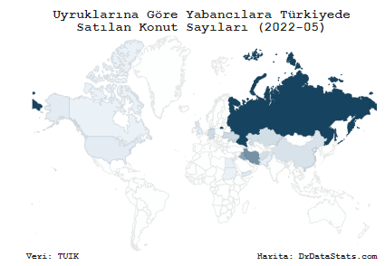 DrDataStats's tweet photo. Mayıs ayında hangi yabancılar Türkiye'den konut satın aldı?

1-#Rusya: 1.275 konut
2-#İran: 736 konut
3-#Irak: 617 konut
4-#Almanya: 247 konut
5-#Ukrayna: 241 konut
6-#Kazakistan: 218 konut
7-#Afganistan: 210 konut

Harita:https://t.co/BDRYVl8Uws https://t.co/4l3CMjXYkG