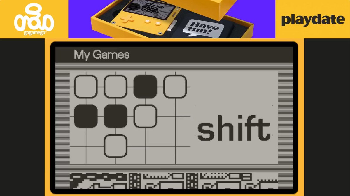 Push, Pull, and Crank it with this new Puzzle Game! Shift is a deceptively simple match-four game for <a href="/playdate/">Playdate</a> that requires a little strategy, a small amount of luck and occasionally a deep breath and a fingers-crossed gamble. #GamersUnitedGuild youtu.be/3ttP3ZNHBls