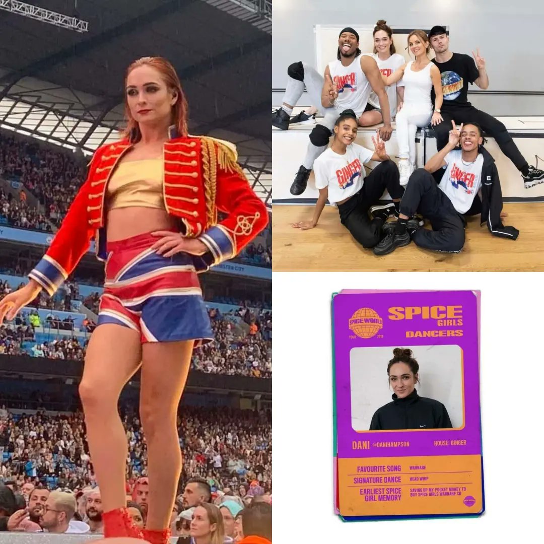 pspicegirls's tweet photo. 😓 A dançarina, Dani Hampson, que fez parte da turnê #Spiceworld2019, infelizmente faleceu no último sábado (18).
Dani fez parte do #HouseOfGinger, de @GeriHalliwell.
A notícia foi dada por seu marido, Tom, via feed do Instagram:https://t.co/sZ8O33djsr
#RIPDani @spicegirls https://t.co/Q5LNKrp9Yz