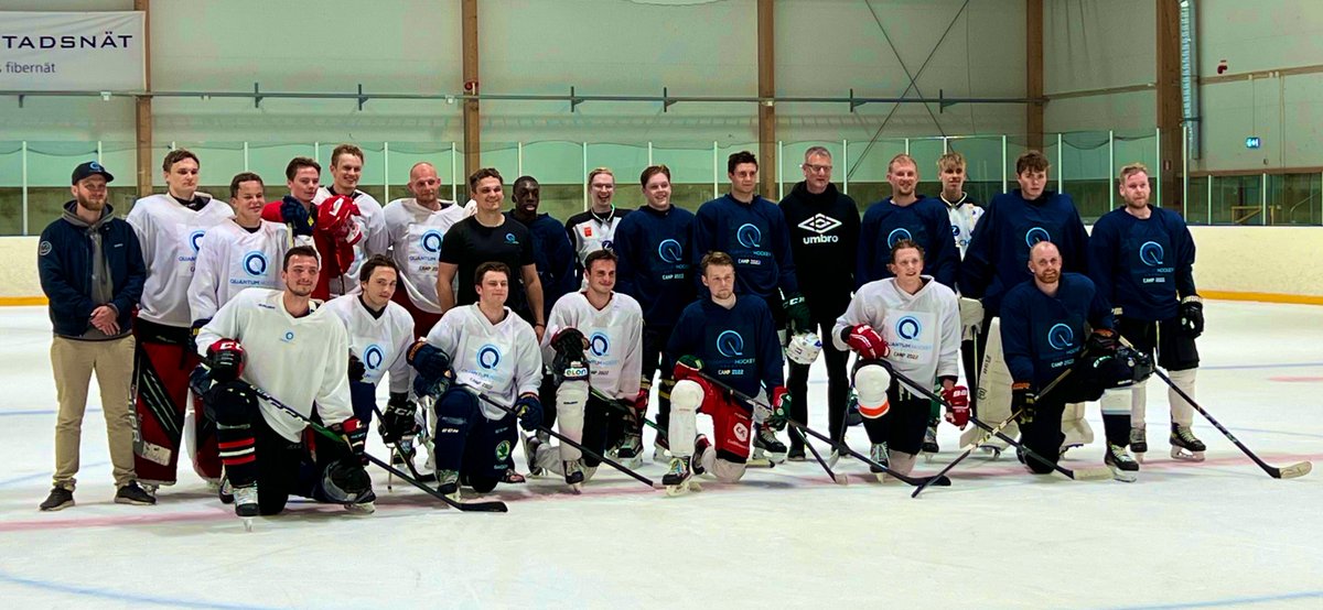 What a weekend. QHA Camp 2022 was a success! 

Thanks to Thomas Storm (Ice-instructor), @PHnberg (Mental Performance sessions) &amp; Fredrik Cedergren for running our off-ice sessions! 

And last of all, thanks to our clients for an awesome weekend!