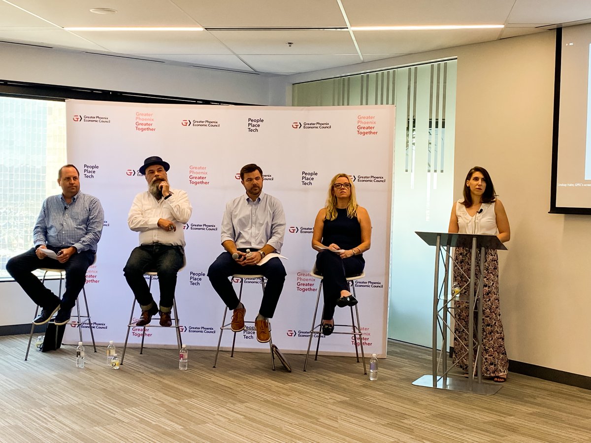 GPEC's tweet photo. DYK Arizona’s craft brewing industry had an economic impact of $1B+ in 2021? 🍻 We recently heard from @AZCraftBrewers, @PHXAleBrewery, @OldEllsworth &amp; @CCDAZ on supply chain, economic impact &amp; more. 

Keep an eye out for our blog recap soon. #GreaterPHXtogether #AZFreeToBe https://t.co/O7kSfkiAIZ