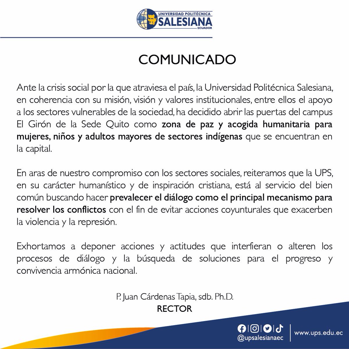 Universidad Politécnica Salesiana tweet media