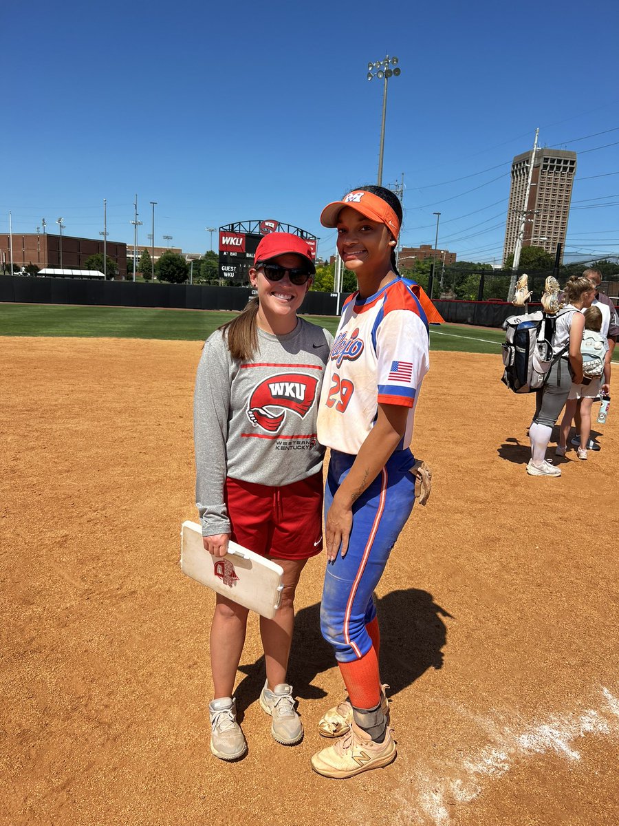 I had an amazing time at the WKU camp today! Thank you coaches and players for the opportunity. Definitely a wonderful atmosphere and program I could see myself in.<a href="/KaylaBixel/">Kayla Bixel</a> <a href="/WKUSoftball/">WKU Softball</a>