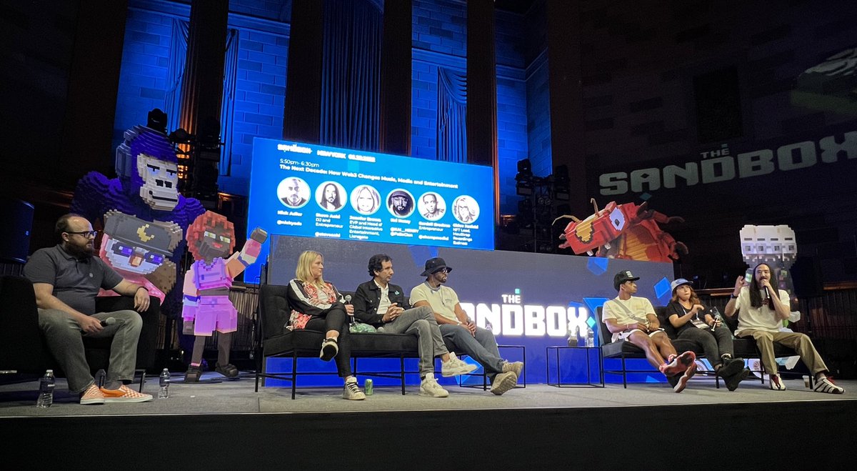 Hundred of millions of people who are adults are playing games and they want to own, build, create, share and go crazy in their creativity. We shall all keep bringing more fun ideas into the space. 

<a href="/steveaoki/">Steve Aoki</a> <a href="/liongates/">Mansoor Ali</a> <a href="/KAI__HENRY/">KAI HENRY</a> <a href="/champmedici/">Champ Medici</a> <a href="/deadmau5/">Goat lord</a> 

#TheSandboxNYC