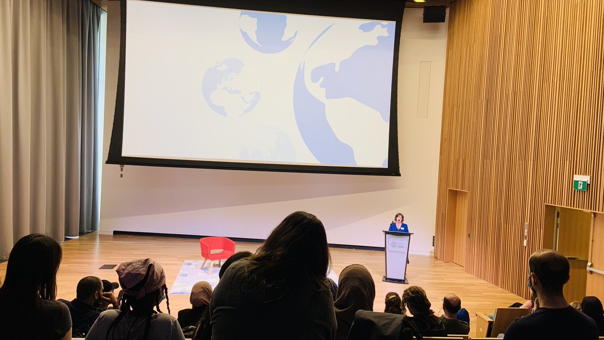 Attended the World Refugee Day event at <a href="/calgarylibrary/">Calgary Public Library</a>! <a href="/TareqHadhad/">Tareq Hadhad</a> gave a strong and very inspiring talk. He gave us all chocolate bars from <a href="/Peacebychoco/">Peace by Chocolate</a>!