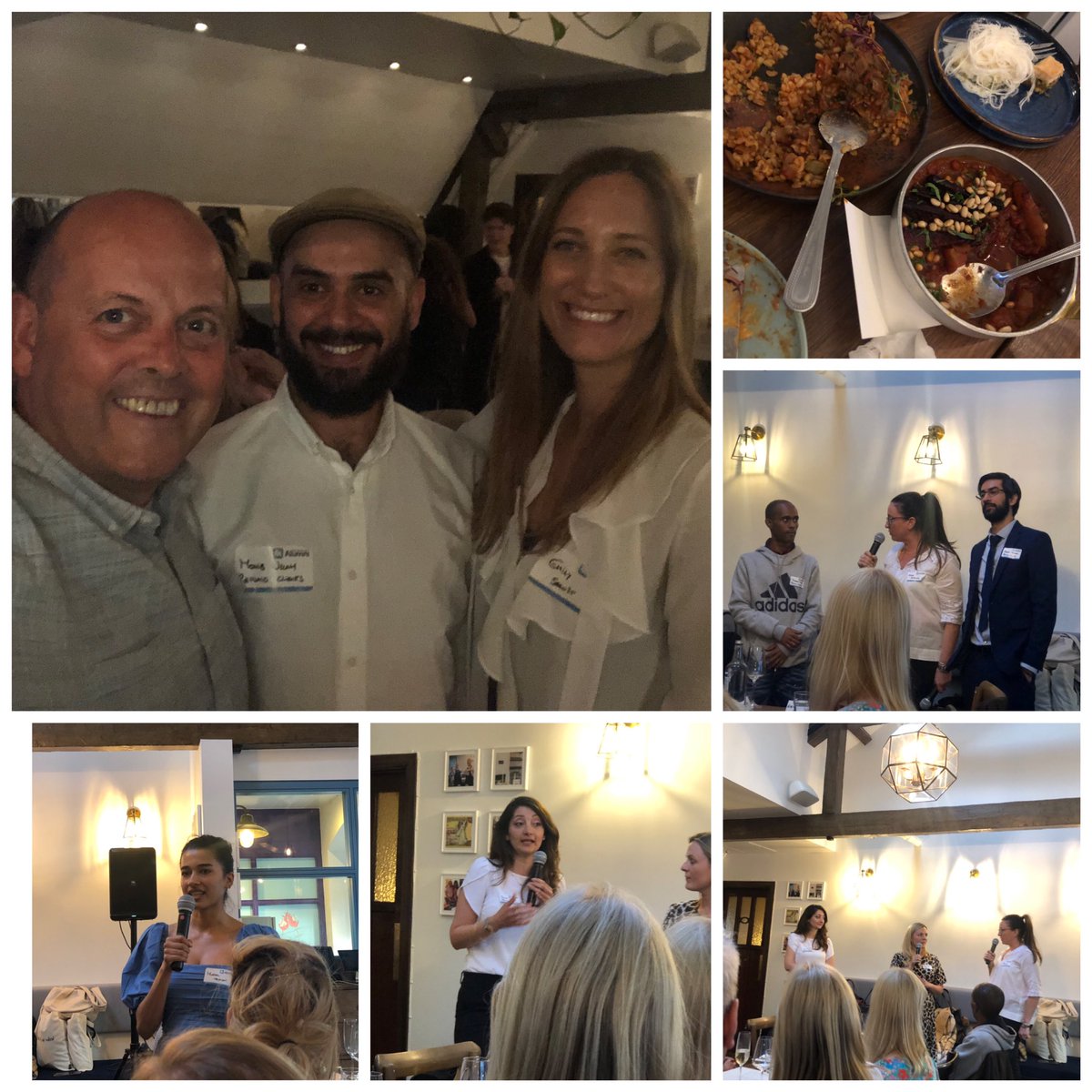 Inspirational evening <a href="/ImadsKitchen/">ImadsSyrianKitchen</a> with the wonderful @refuaid such intelligent refugee stories breaking the stigma, thanks <a href="/PwC_UK/">PwC UK</a> <a href="/LaetitiaLynn/">Laetitia Lynn</a> <a href="/ThorogoodEmma/">Emma Thorogood</a> and the wonderful <a href="/sarajcox/">sara cox💙</a> #RefugeeWeek2022