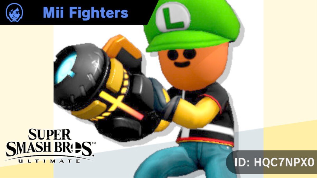 ColossusTM_'s tweet image. #MiiSmashBros #SmashBros #NintendoSwitch