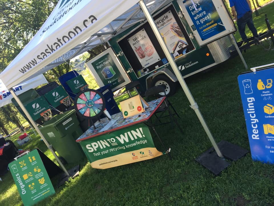 Come learn about the curbside recycling program and waste diversion initiatives with the Saskatchewan Waste Reduction Council. They have a variety of initiatives to learn about using fun games, videos, brochures, and features inside their trailer. 
zcu.io/KGqE