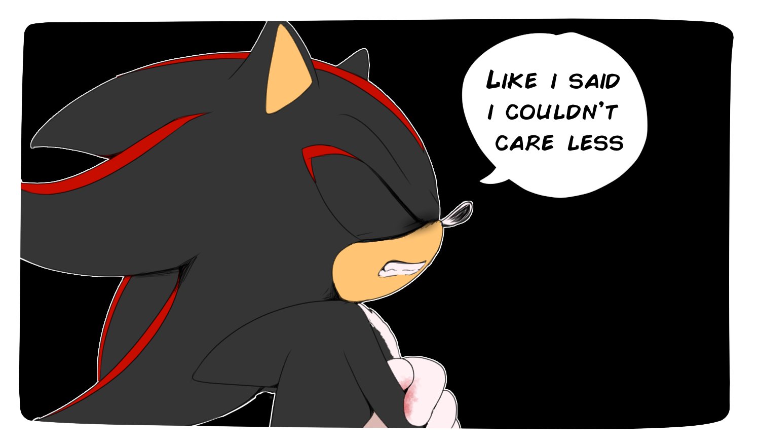 Chocomilk Fanfic on X: Context: Amy and Shadow went out as friends, or so  Amy thought, Shadow thought it was a date 😆, but a gossip show saw them and  now they're