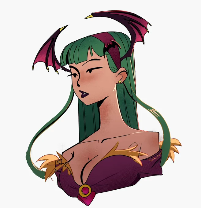 Here's a Morrigan 🦇🦇 