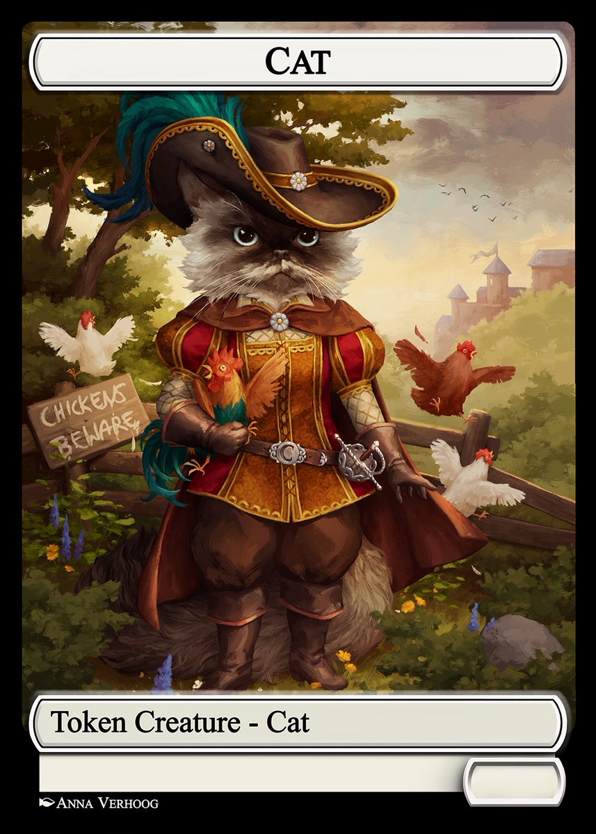 decks_mtg's tweet photo. @maechael1916 @AnnaVerhoog made me the cutest tokens of our cat ! https://t.co/LMVWStU8Dk