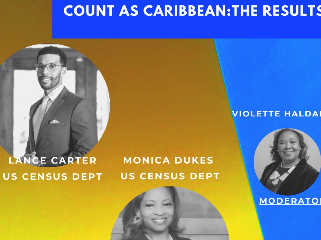 Get the 411 On How We Count as Caribbean!  Attend the Mini-Workshop run by CENSUS Officials and Be Counted!  The Take note of how EDUCATION Matters,  From STEM to SMART Futures. 
  conta.cc/3n9pzQ0