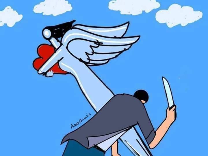 لــم يـسـتـوصـوا بِـنـا خـيــرًا يـا رســول الــلــه."💔