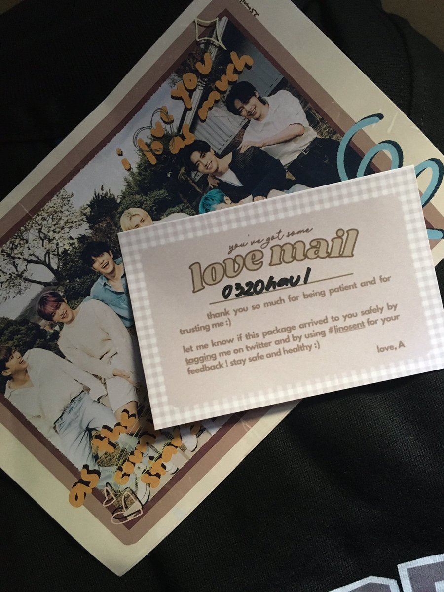 0320haul's tweet photo. hai hai the shirt arrived na! the quality is so good, thank you so much <3 #linosent @25mails https://t.co/j37bmZL2MH