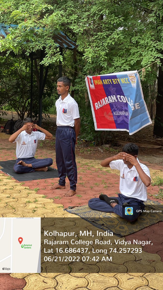 ForKolhapur's tweet photo. #InternationalYogaDay celebration at #RajaramCollegeKolhapur #NCCforYoga #NCC @ncc_dte @ForKolhapur @KolhapurTeam @vishwanathbite @HQ_DG_NCC https://t.co/cT5uH7OPJm