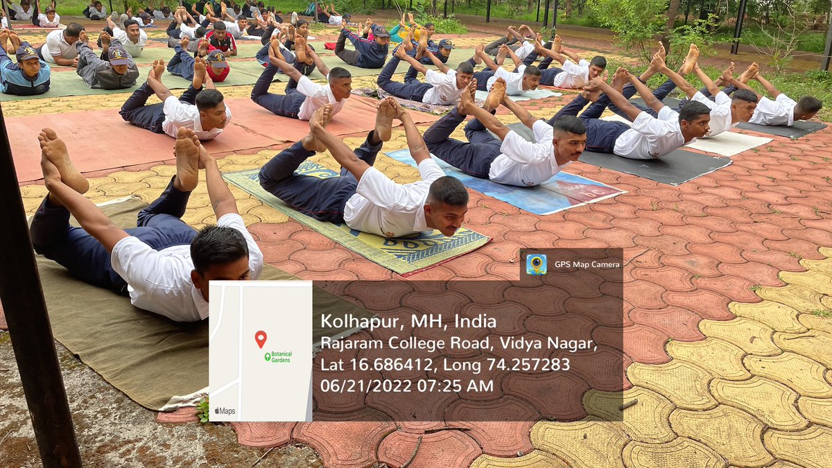 #InternationalYogaDay celebration at #RajaramCollegeKolhapur #NCCforYoga #NCC <a href="/ncc_dte/">Maharashtra NCC Dte</a> <a href="/ForKolhapur/">Kolhapur Youth</a> <a href="/KolhapurTeam/">TEAM KOLHAPUR</a> <a href="/vishwanathbite/">Dr. Vishwanath Bite</a> <a href="/HQ_DG_NCC/">National Cadet Corps</a>