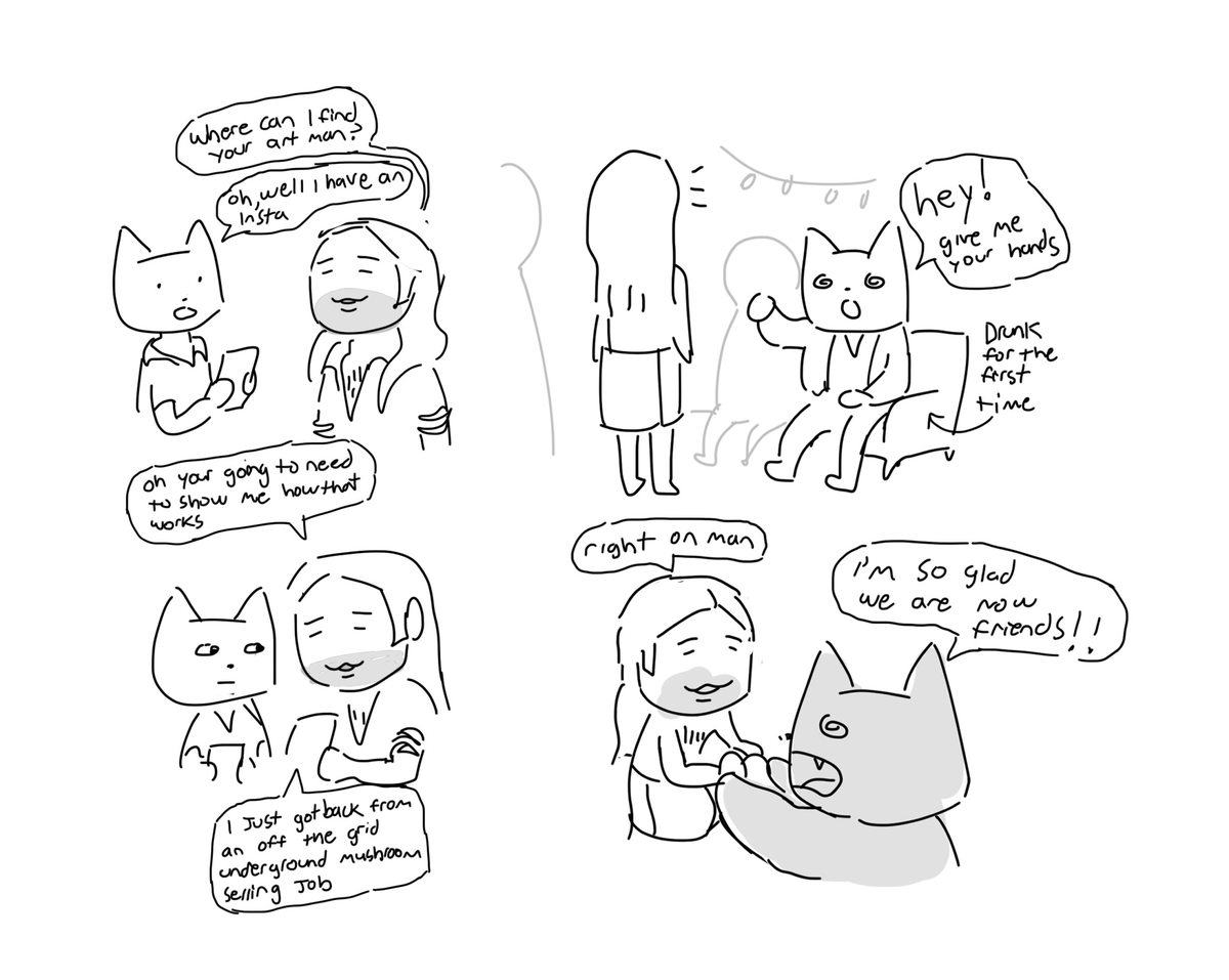 various crummy diary comics from the past year with no context 