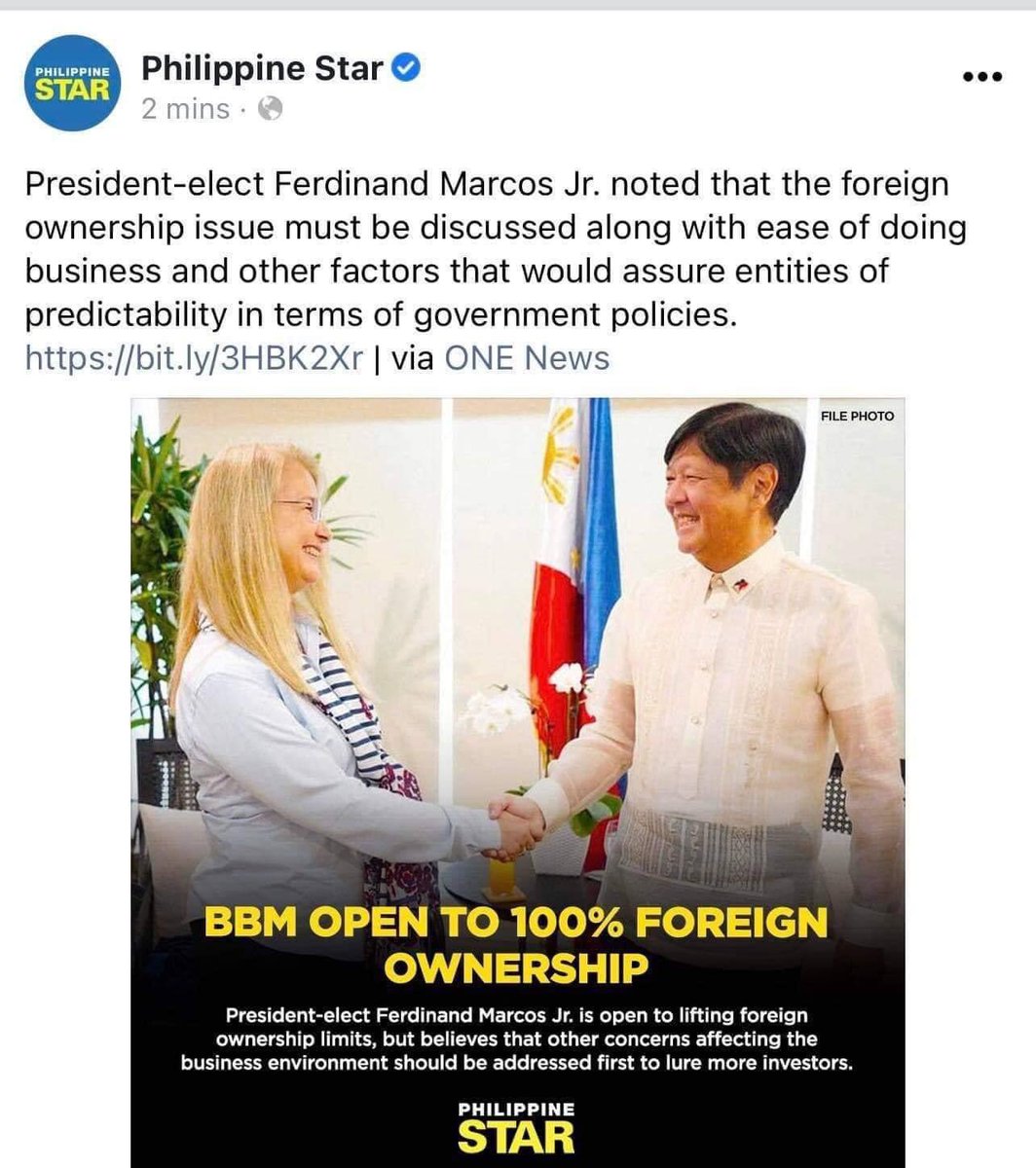 Ronanpbd's tweet image. Just Woke Up and I saw good news for UniTeam…

Ooooy #EconomicLiberalization hmmm 🤔 ¿Qué tal ya gajâh sila? Especialmente aquel uno de que contra gat na #OpennessToFDI 😁