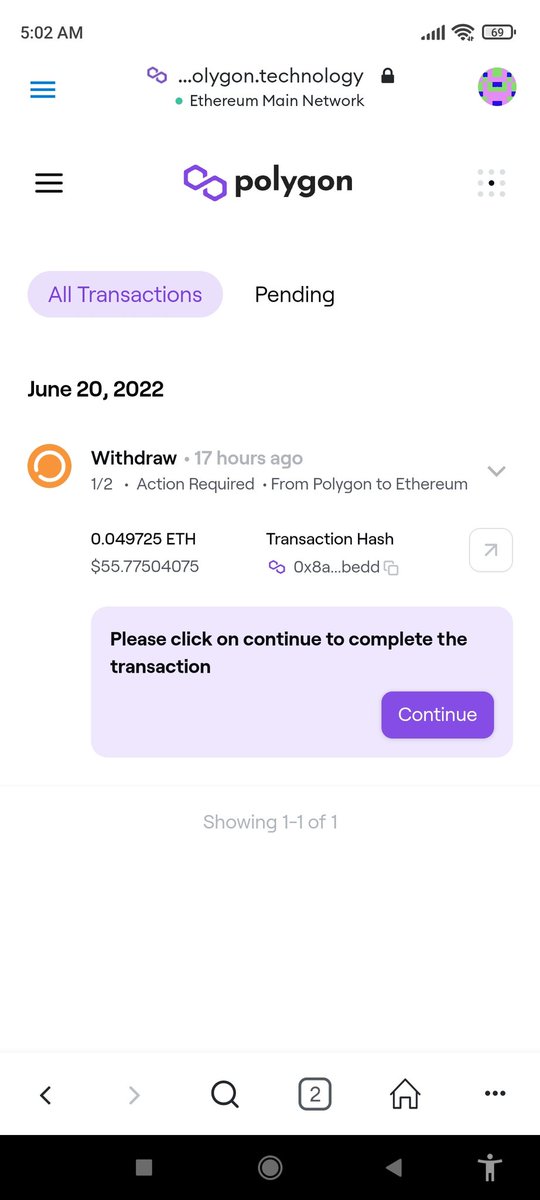‼️Help‼️ How do i cancel this transition ? As you can see i was transferring Eth From the Polygon Blockchain to Etherium but I didn't have the ETH to complete the last fee. Does anybody now how to cancel this please help 😭 #NFTCommmunity
#help #Crypto