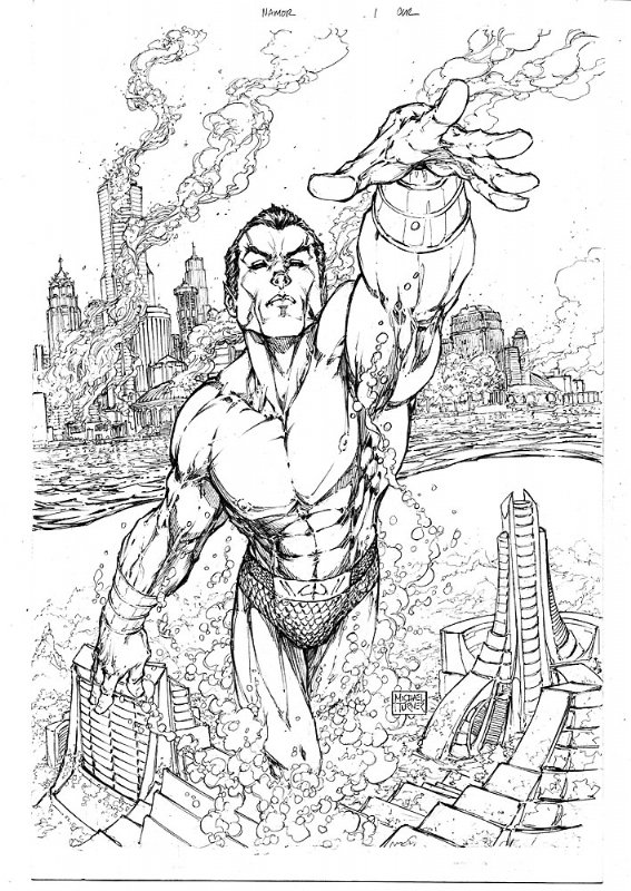 DailyTurnerArt's tweet photo. Sub-Mariner #1 (2007), colors by @PSteigerwald @AspenComics @Marvel #Namor #MichaelTurner https://t.co/CgHP6T8OEh