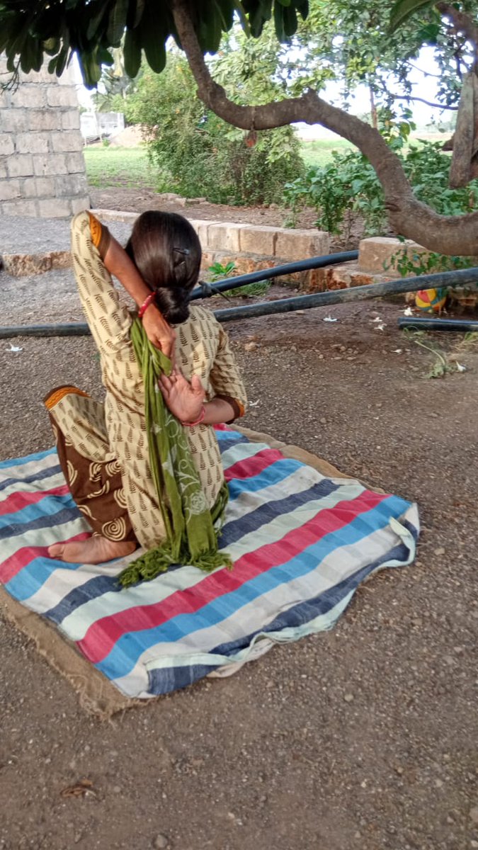 CSC SHG VLE  Rambhiben Khistariya Celebrate International Yoga day At  Village -Khistry Block-Porbandar District:- Porbandar State:- Gujarat
<a href="/CSC_Porbandar/">CSC DM PORBANDAR RAJESH</a>  <a href="/CSC_Guj_Rohit/">Rohit Patel</a> <a href="/csc_spm/">CSC_SPM_Gujarat_MANOJ</a>
<a href="/CSCegov_/">CSCeGov</a> 
<a href="/CSCSPV_Health/">CSC Health</a> #YogaForHumanity #AzadiKaAmritMahotsav #MyYogaMyPose  
#CSCIDY2022