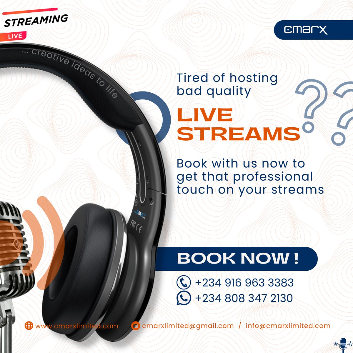 AllNaijaMusic1's tweet photo. #music
#livestreaming
#PROMO
#Professional
#cmarx
#allnaijamusic https://t.co/UJDebO0AkO