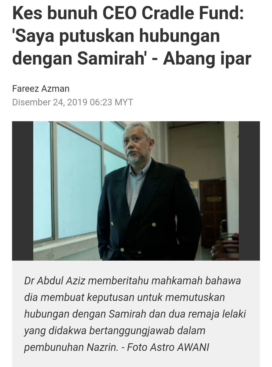 FaktaBukanAuta's tweet photo. Tahukah anda ini kronologi kematian (baca: pembunuhan) CEO Cradle Fund.

14/6/2018 
Nazrin maut dlm kebakaran. Isteri dakwa telefon bimbit meletop.

15/6/2018
Nazrin dikebumikan.

25/6/2018
Forensik Bomba jumpa kesan petrol pd badan &amp; katil Nazrin. Juga ada foul play pd mayat. https://t.co/uCxNXudvoz