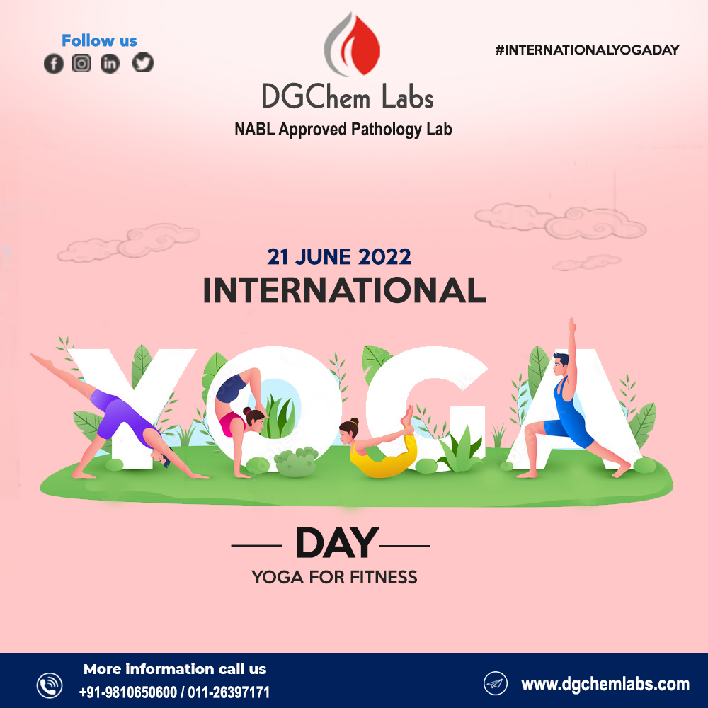 DgchemLabs's tweet photo. Make #Yoga a part of your daily life for health, fitness and wellbeing. We wish you all a Happy #InternationalYogaDay 
#YogaForHumanity https://t.co/fpkQcZCEt2