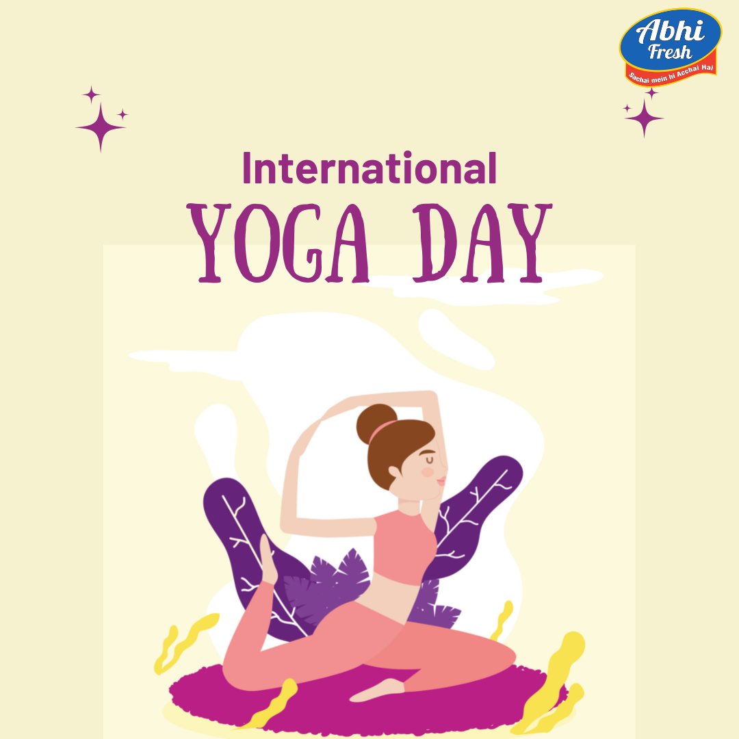 abhifreshatta's tweet photo. Good wishes to all on International Yoga Day. Keep yourself fit &amp; healthy.

#InternationalYogaDay #Yoga #Health #Fitness #AbhiFresh #ChakkiAtta https://t.co/jf7Lr6dwy7
