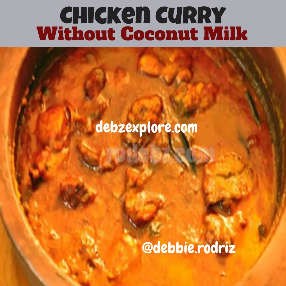 debbie_rodriz's tweet photo. Chicken Curry WIthout Coconut #chicken #chickencurry #Curry #monday #yummy #RecipeOfTheDay #delicious #Recipe #chickenrecipe https://t.co/OfzLlTr3Qu https://t.co/wVrY6g6edH