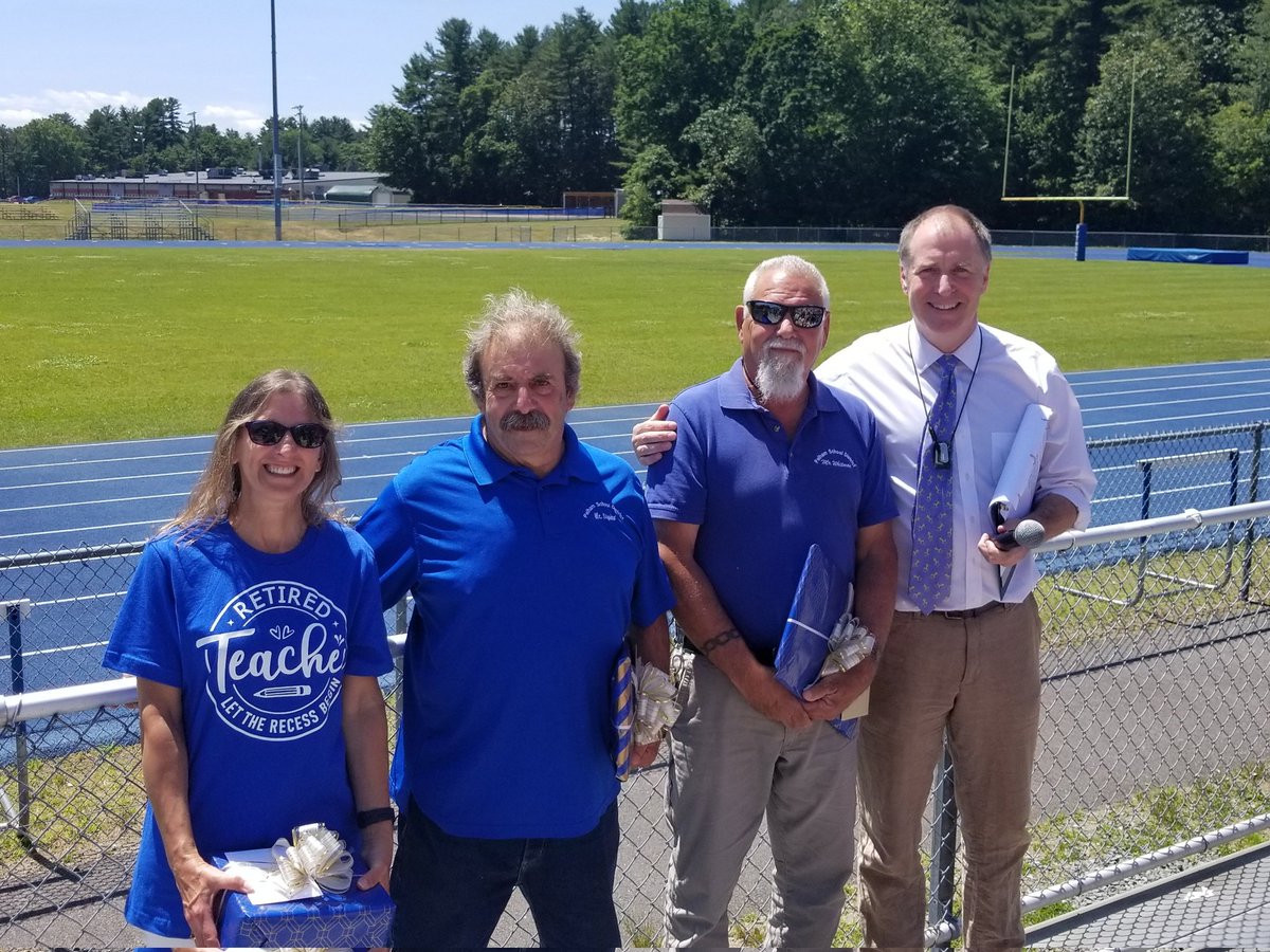 PSD celebrated the last day of school with a wonderful lunch and recognizing this year's retirees.  #PelhamProud