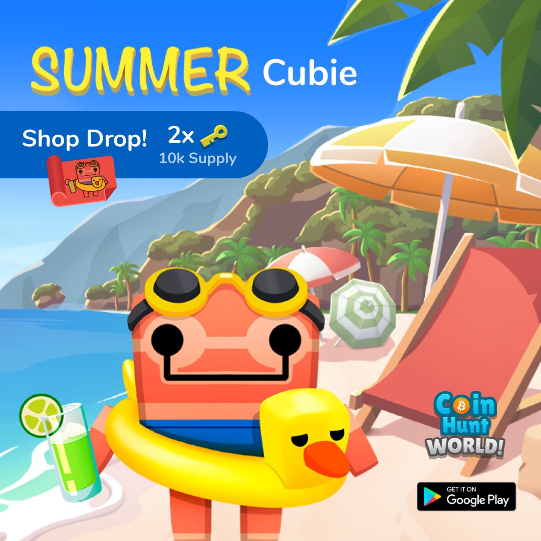 Summer Cubie Contest!

🎁 1 Red Key 🎁

Summer Cubie's flavor text isn't hot enough! Help us write the best text for Summer Cubie!

How to enter:
➡️  Reply with your flavor text suggestion
➡️  Include your in-game name
➡️  Include #coinhuntworld and #summercubie

⏰ 48 HOURS ⏰