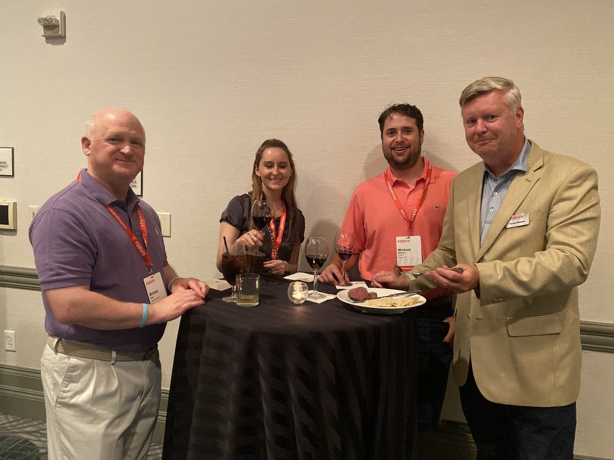 ForvisMazarsUS's tweet photo. We are kicking off our conference with an exciting reception to help our industry leaders connect and celebrate the forward-thinking conversations that make us Better Together! Use #WeAreFORVIS to share your conference experience. https://t.co/JVuFfuE2Cy