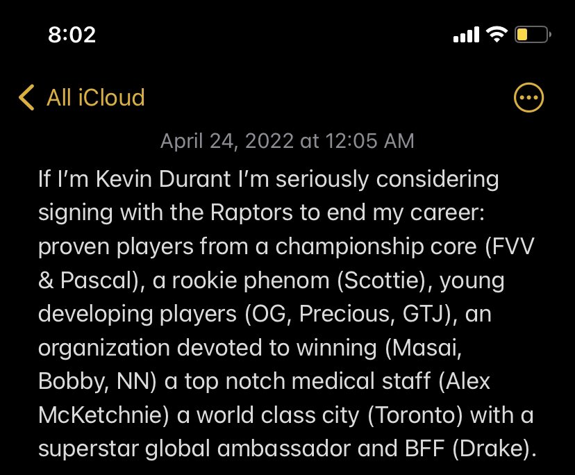 djhousto's tweet photo. Thought the same thing back in April this year…just makes too much sense imo 🤷🏻‍♂️ make it happen @KDTrey5 https://t.co/ZYDwbDkDUt