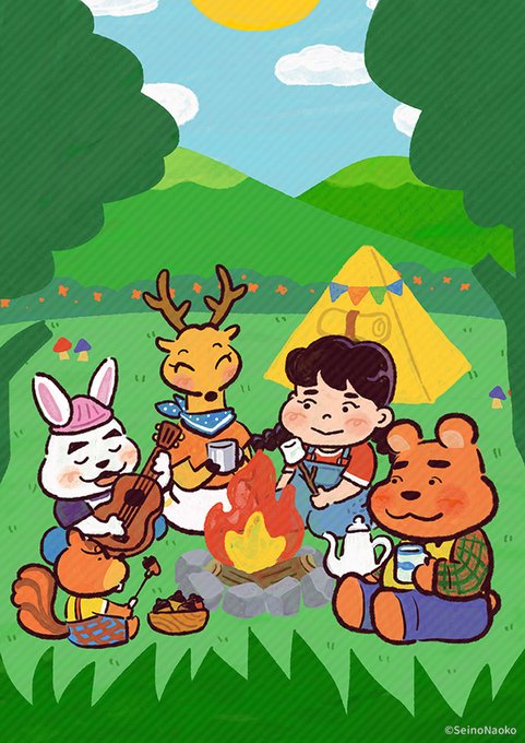 元気になるイラストのtwitterイラスト検索結果