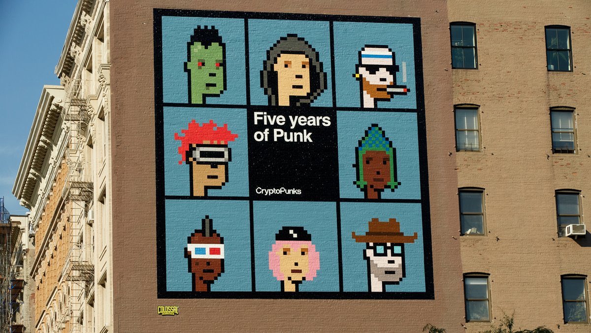 Crypto punks in nft.nyc!