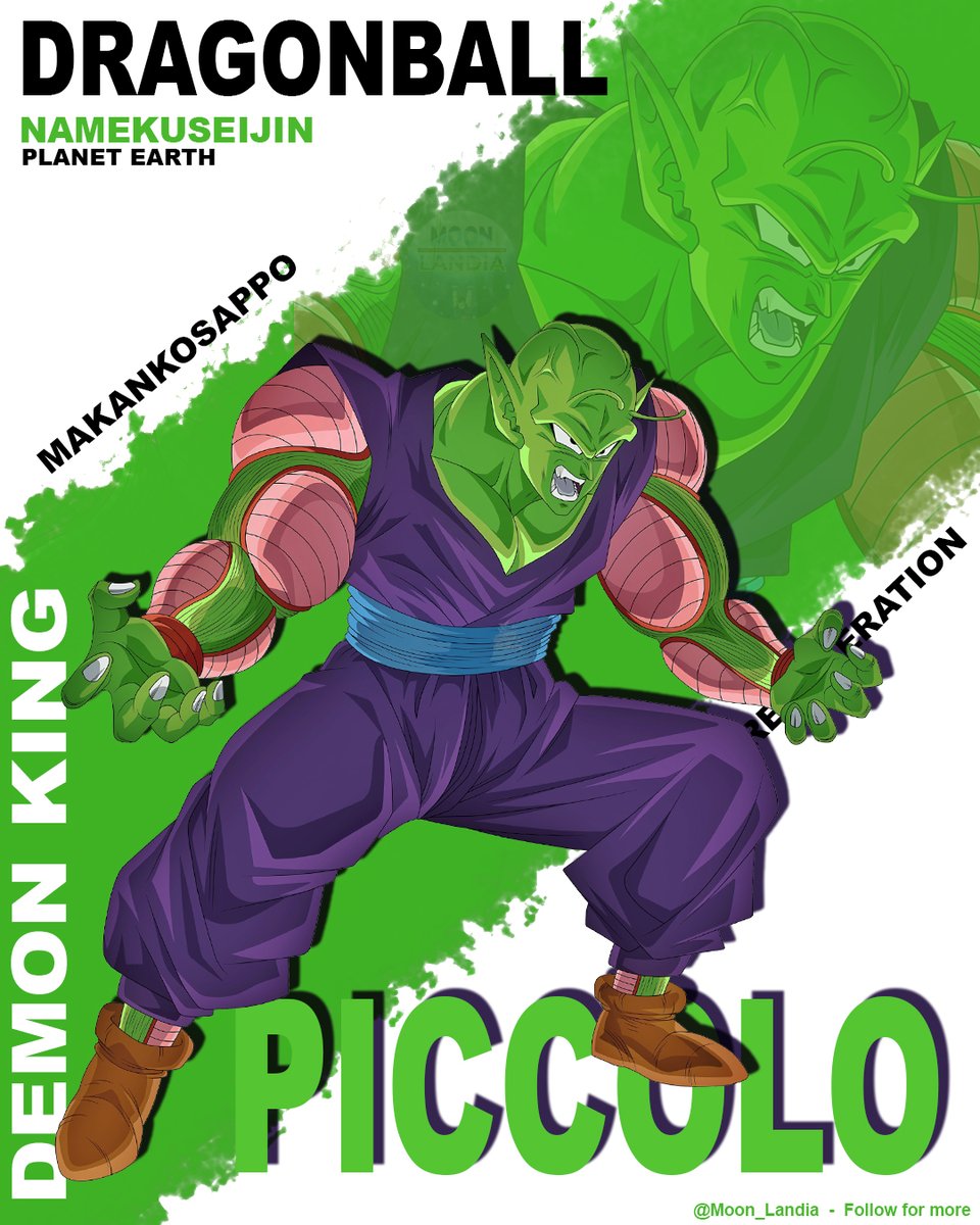 Moon_Landia's tweet photo. Esta vez os dejo el diseño de Piccolo estilo Selección de Personaje.
.
#DragonBallZ #DragonBallZ #DragonBallZ #Goku #Piccolo  #DragonBall #illustration #art #fanart #DragonBall #DragonBallSuper  #AnimeArt https://t.co/Ze7HRgOZct