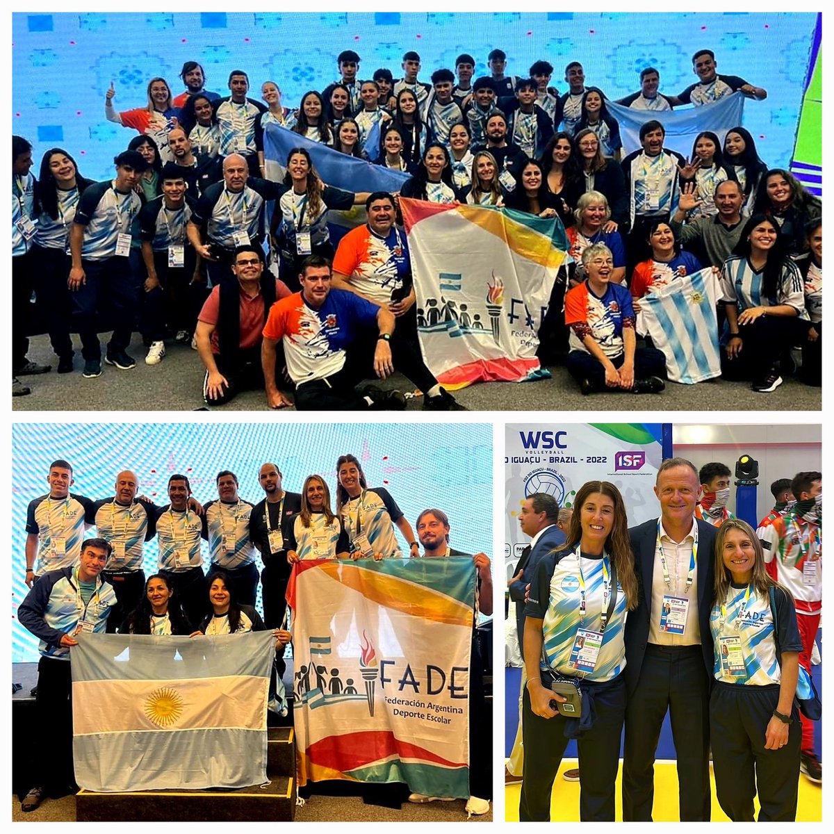 FADEarg's tweet photo. El Cónsul🇦🇷 #Massucco y el Gobernador de @gobmisiones @herrerayflia, junto a Ministros y Funcionarios de Educación y Deportes, participaron de la Apertura del Mundial de Vóley Escolar de la @ISFsports en #FozDoIguazú🇧🇷
@ines_arrondo @jaimeperczyk @Leot14 @lpetrynka @horafilhocbde https://t.co/CLBqExZmx1