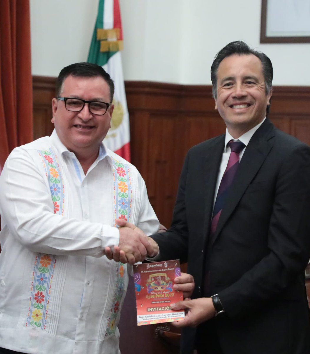 CuitlahuacGJ's tweet photo. Agradezco la invitación que nos hacen a todos los veracruzanos e invitados de otros estados al paseo de la Alegría Agua Dulce 2022, del 6 al 10 de julio. https://t.co/XFUumZSLKe