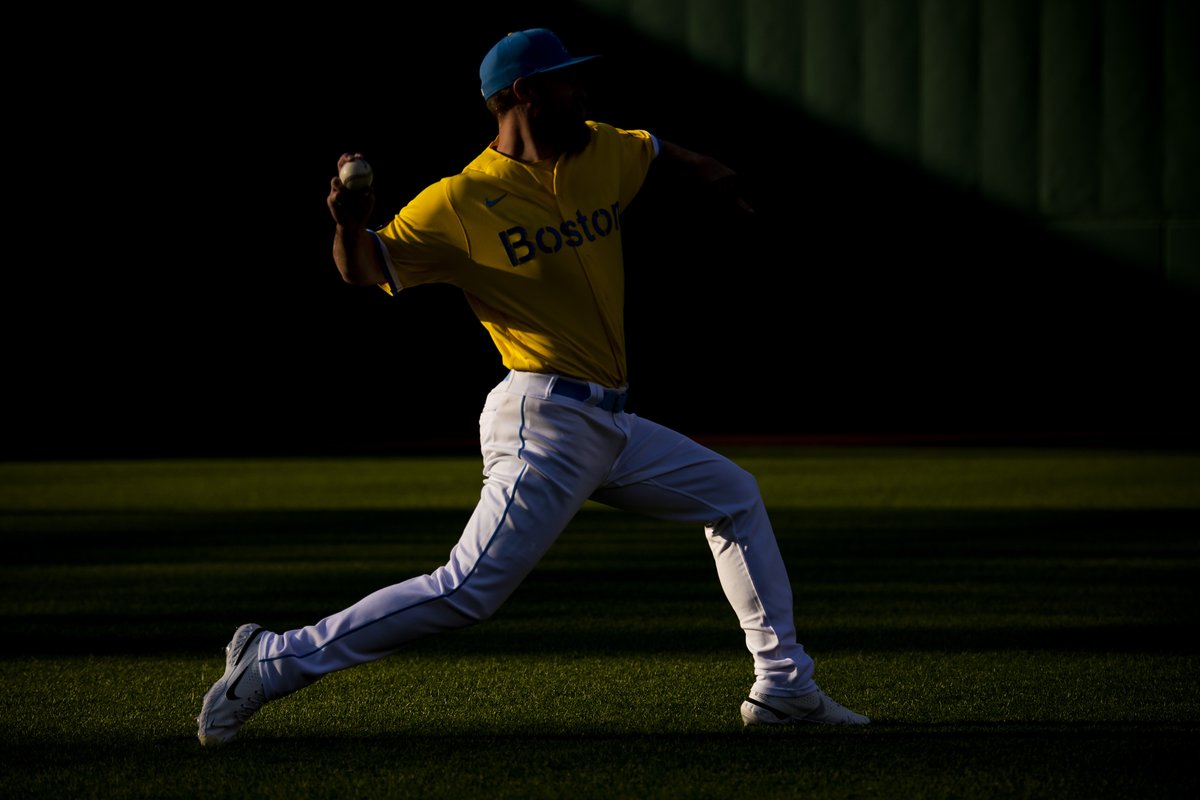 Red Sox on X: Golden hour meets City Connect unis☀️   / X