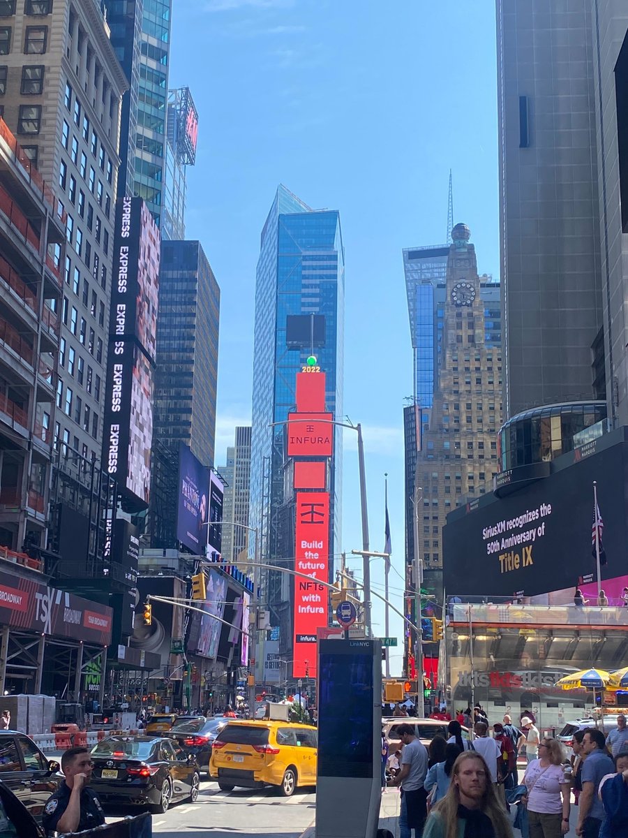 Consensys's tweet photo. 🚀🚀🚀@MetaMask and @infura_io at #NFTNYC2022! https://t.co/zcBBadcJeC