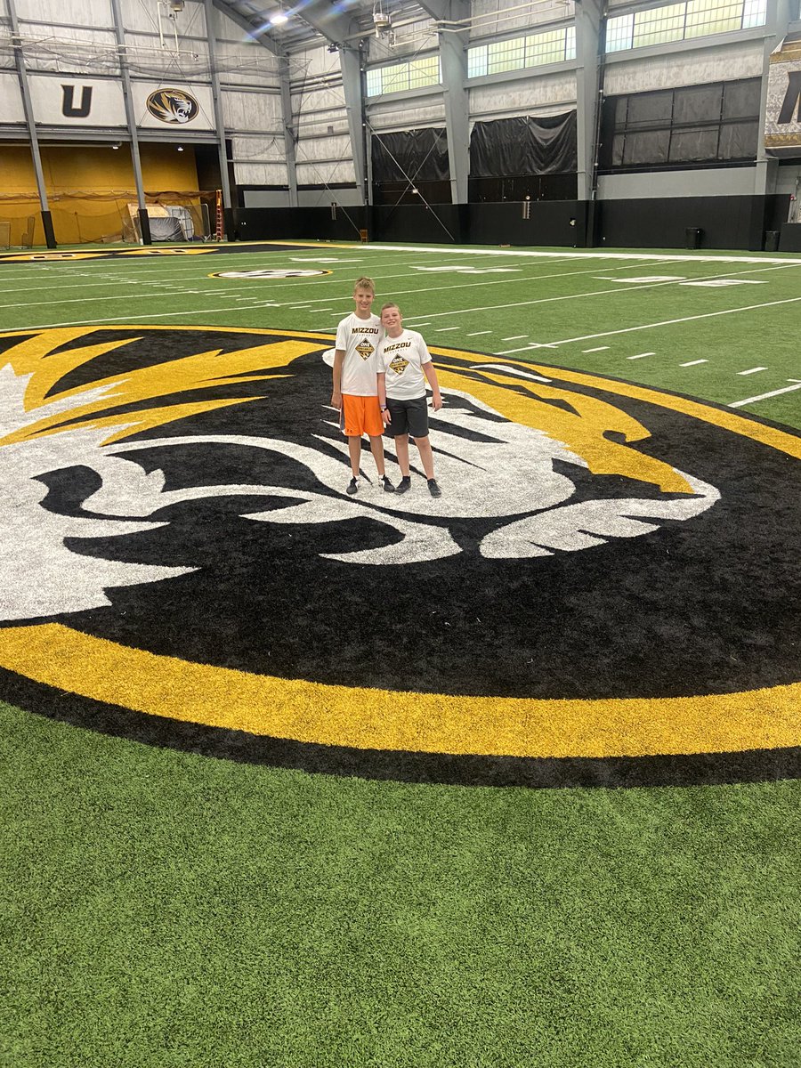 <a href="/JrFalconFB/">RSHS Junior Falcon Football</a> A couple 6th grade JR Falcons getting some work in at the 2022 MizzouCamp #SUMMIT #FIRST