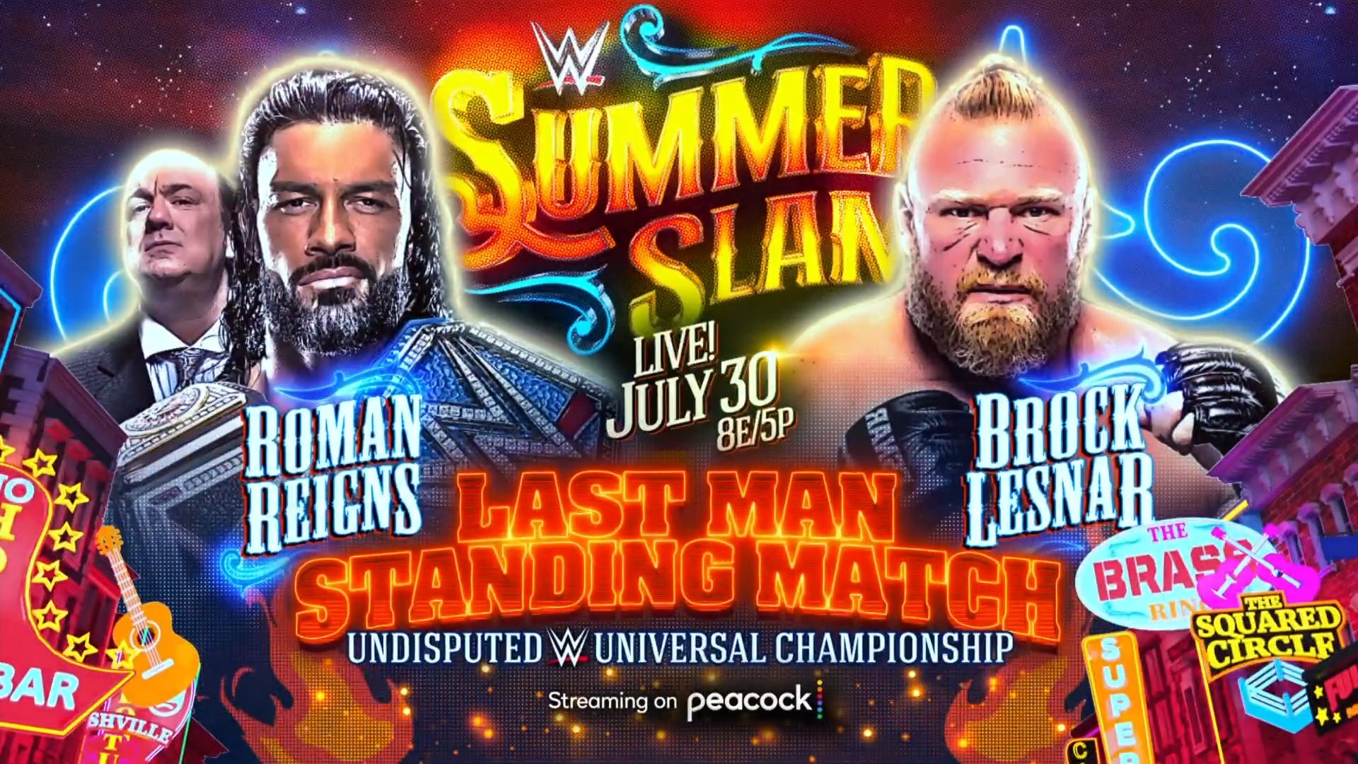 WWE on Twitter: "Who ya got at #SummerSlam? @WWERomanReigns @BrockLesnar @HeymanHustle https://t.co/0ftFVSQmUh" / Twitter