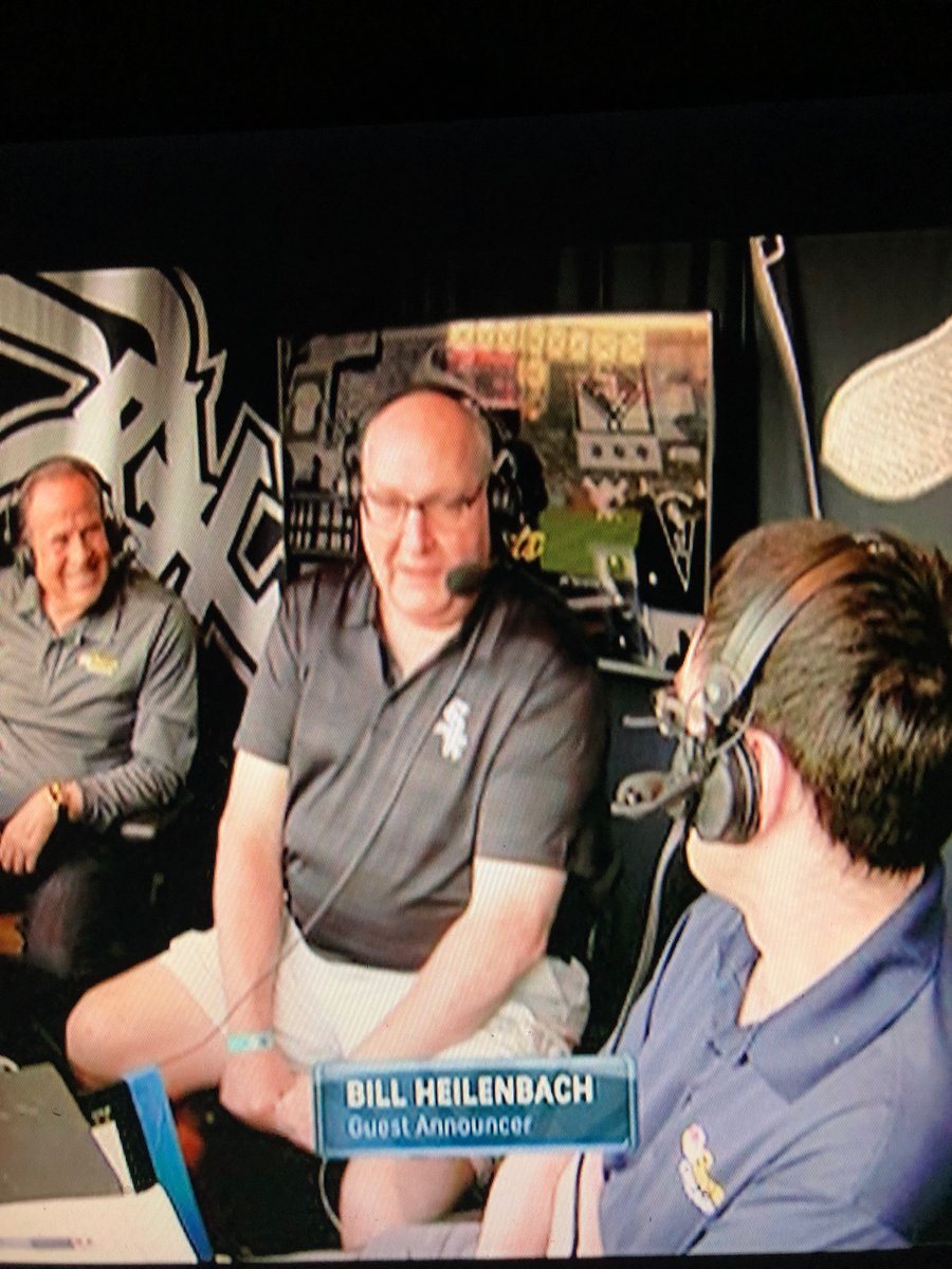 DanVerdunAuthor's tweet photo. Eastern Illinois University‘s very own Bill Heilenbach is tonight’s guest announcer for the #WhiteSox https://t.co/QnyyCO9nQc