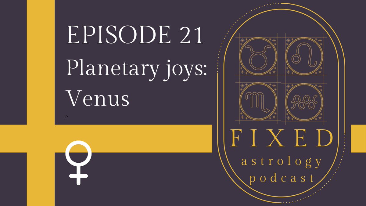 Fixed Astrology Podcast (@fixedastropod) on Twitter photo Celebrate these last moments of Venus in Taurus by listening to our newest episode: Venus' joy in the 5th house! anchor.fm/fixedastropod Celebrate these last moments of Venus in Taurus by listening to our newest episode: Venus' joy in the 5th house! anchor.fm/fixedastropod
